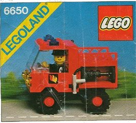 LEGO onderdeel Fire and Rescue Van (6650-1)