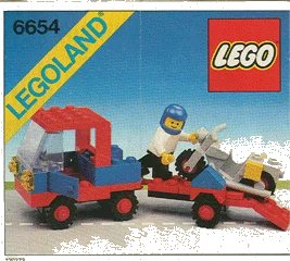 LEGO onderdeel Motorcycle Transport (6654-1)