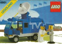 LEGO onderdeel TV Van / Mobile TV Studio 6661-1