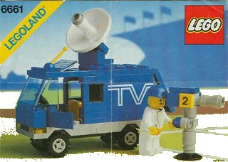 LEGO onderdeel TV Van / Mobile TV Studio (6661-1)