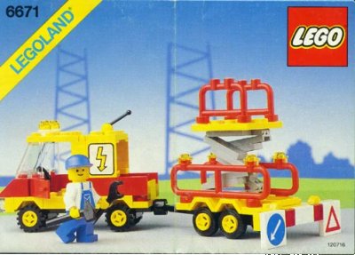 LEGO onderdeel Utility Repair Lift (6671-1)