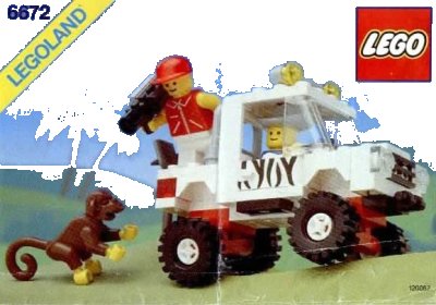 LEGO onderdeel Safari Off-Road Vehicle (Safari Off Road Vehicle/Safari Truck) (6672-1)