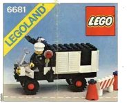 LEGO part Police Van 6681-1