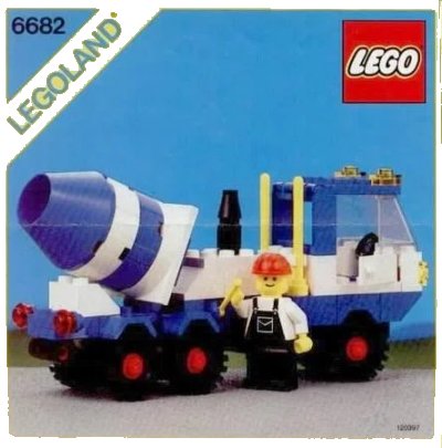 LEGO onderdeel Cement Mixer (6682-1)