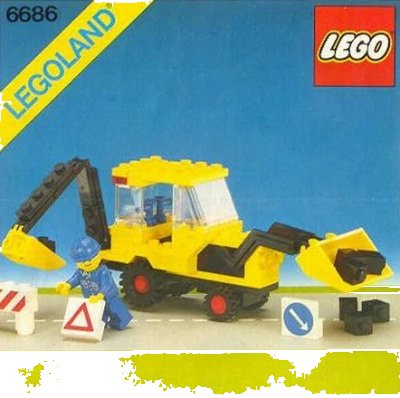 LEGO onderdeel Backhoe (6686-1)