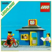 LEGO part Post-Station 6689-1