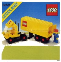 LEGO part Tractor Trailer 6692-1
