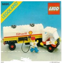 LEGO part Shell Tanker 6695-1