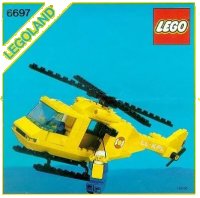 LEGO part Rescue-I Helicopter 6697-1