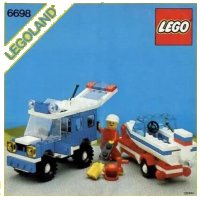 LEGO onderdeel RV with Speedboat 6698-1