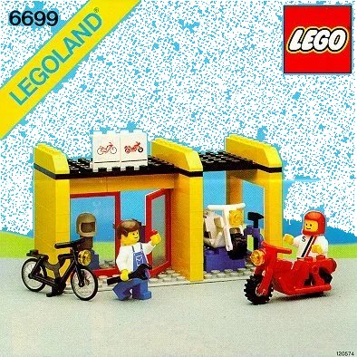 LEGO onderdeel Cycle Fix-It Shop (6699-1)