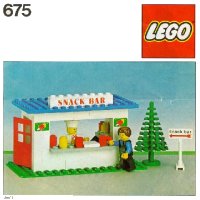 LEGO part Snack Bar 675-1