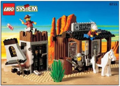 LEGO onderdeel Sheriff's Lock-Up (6755-1)