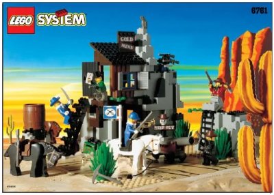 LEGO onderdeel Bandit's Secret Hide-Out (6761-1)