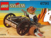 LEGO onderdeel Bandit's Wheelgun polybag 6791-1