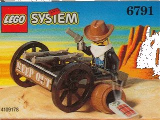 LEGO onderdeel Bandit's Wheelgun polybag (6791-1)