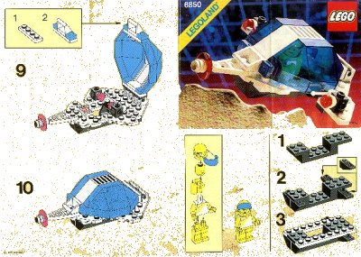LEGO onderdeel Auxiliary Patroller (6850-1)