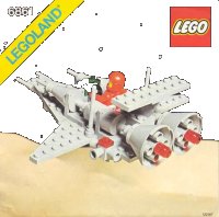 LEGO part X1 Patrol Craft 6861-1