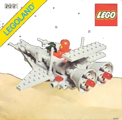 LEGO onderdeel X1 Patrol Craft (6861-1)