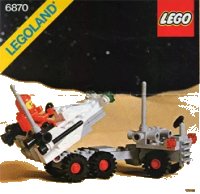 LEGO part Space Probe Launcher 6870-1