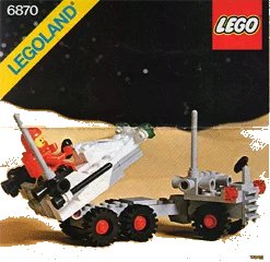 LEGO onderdeel Space Probe Launcher (6870-1)