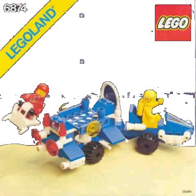 LEGO onderdeel Moon Rover (6874-1)