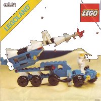 LEGO part Lunar Rocket Launcher 6881-1