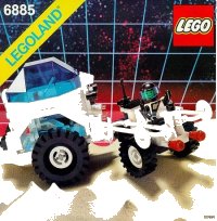 LEGO onderdeel Saturn Base Main Team (Crater Crawler) 6885-1