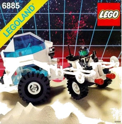 LEGO onderdeel Saturn Base Main Team (Crater Crawler) (6885-1)