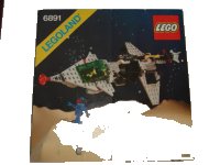 LEGO part Gamma V Laser Craft 6891-1