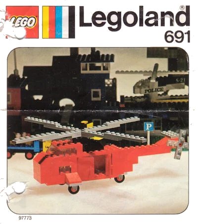 LEGO onderdeel Rescue Helicopter (691-1)