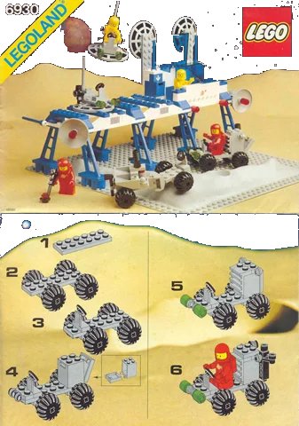 LEGO onderdeel Space Supply Station (6930-1)