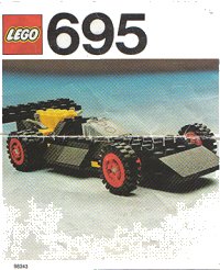 LEGO part Racing Car 695-1
