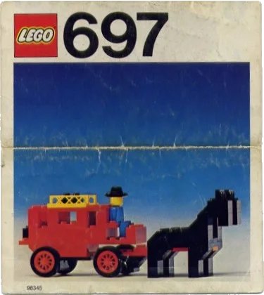LEGO onderdeel Stagecoach (697-1)