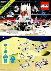LEGO onderdeel Polaris I Space Lab 6972-1