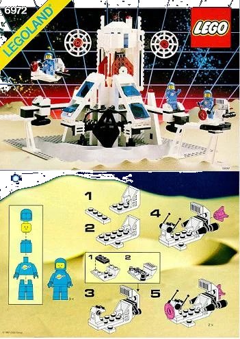 LEGO onderdeel Polaris I Space Lab (6972-1)