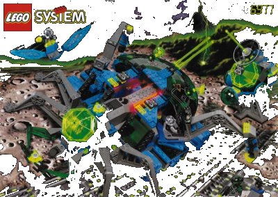 LEGO onderdeel Arachnoid Star Base (6977-1)