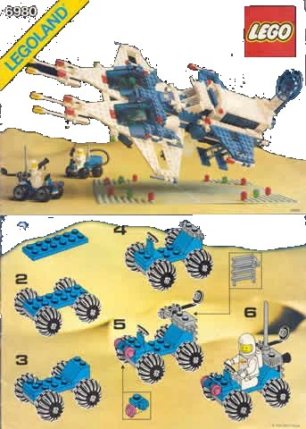 LEGO onderdeel Galaxy Commander (6980-1)