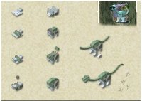 LEGO part Baby Brachiosaurus 7002-1