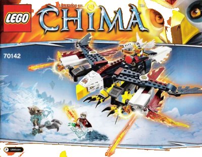 LEGO onderdeel Eris' Fire Eagle Flyer (70142-1)