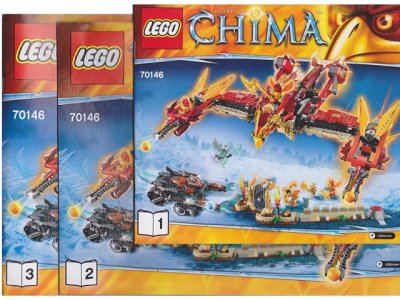 LEGO onderdeel Flying Phoenix Fire Temple (70146-1)