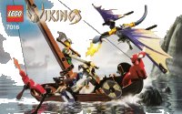 LEGO part Viking Boat against the Wyvern Dragon 7016-1