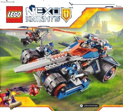 LEGO onderdeel Clay's Rumble Blade (70315-1)