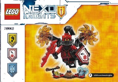 LEGO onderdeel Ultimate General Magmar (70338-1)