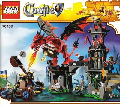 LEGO onderdeel Dragon Mountain (70403-1)