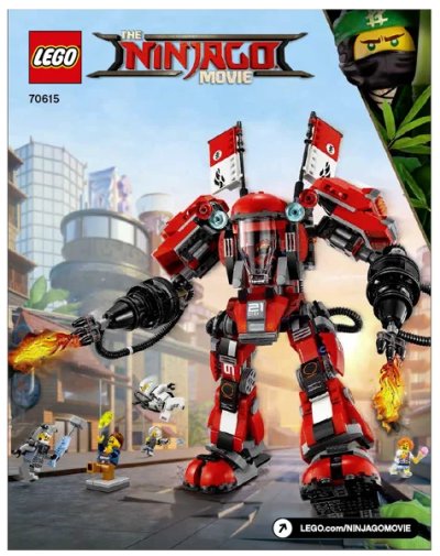 LEGO onderdeel Fire Mech (70615-1)
