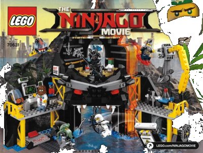 LEGO onderdeel Garmadon's Volcano Lair (70631-1)