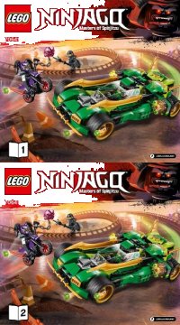 LEGO part Ninja Nightcrawler 70641-1
