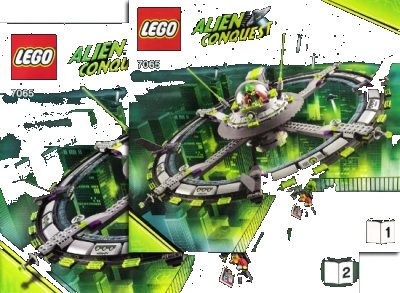 LEGO onderdeel Alien Mothership (7065-1)
