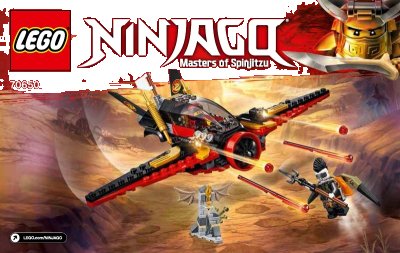 LEGO onderdeel Destiny's Wing (70650-1)